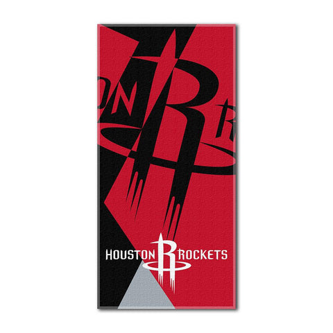 Houston Rockets NBA ?Puzzle? Over-sized Beach Towel (34in x 72in)