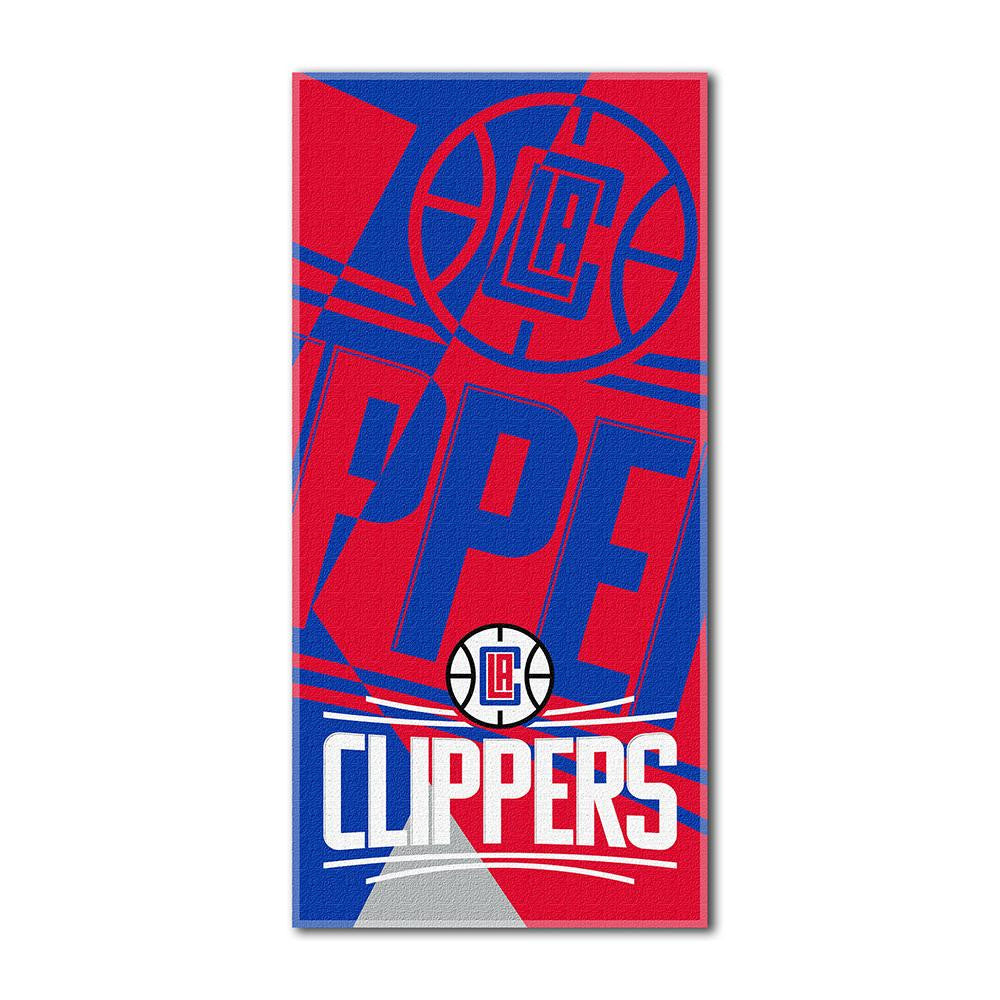 Los Angeles Clippers NBA ?Puzzle? Over-sized Beach Towel (34in x 72in)