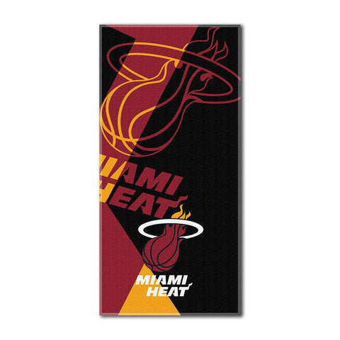 Miami Heat NBA ?Puzzle? Over-sized Beach Towel (34in x 72in)