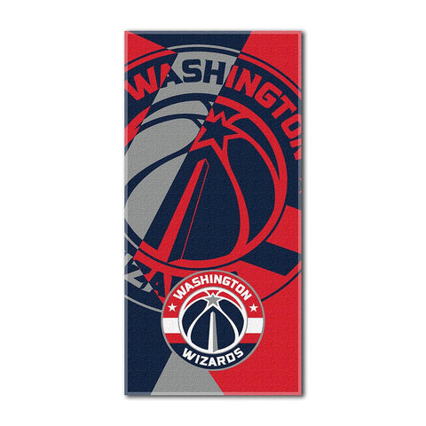 Washington Wizards NBA ?Puzzle? Over-sized Beach Towel (34in x 72in)