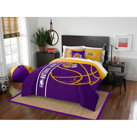 Los Angeles Lakers NBA Full Comforter Set (Soft & Cozy) (76 x 86)