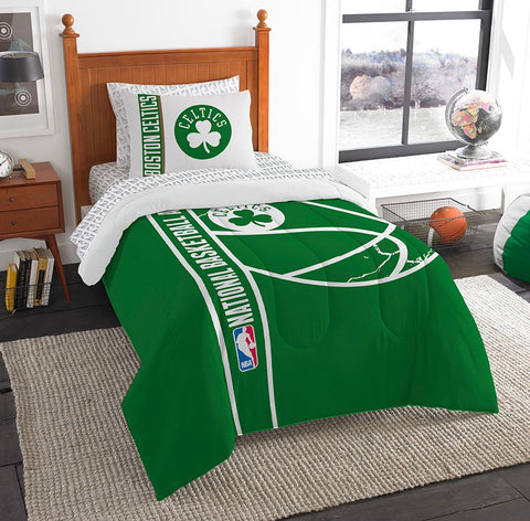 Boston Celtics NBA Twin Comforter Bed in a Bag (Soft & Cozy) (64in x 86in)