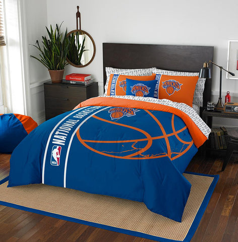 New York Knicks NBA Full Comforter Bed in a Bag (Soft & Cozy) (76in x 86in)