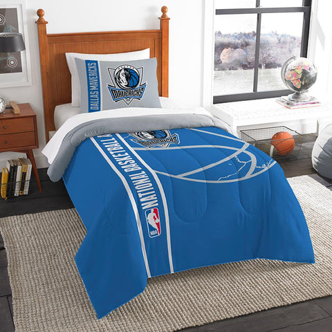 Dallas Mavericks NBA Printed Comforter & Sham Set (Twin) (64 x 86)
