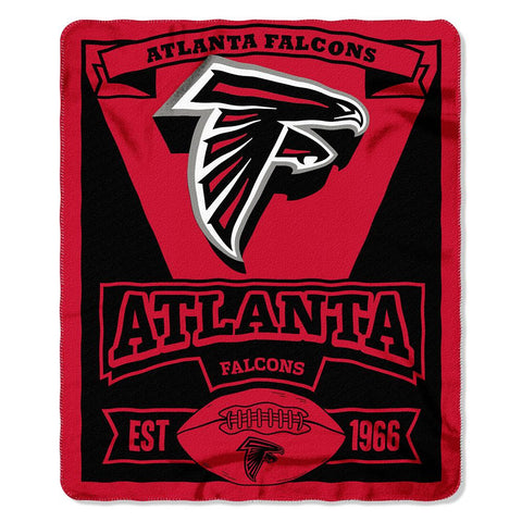 Atlanta Falcons NFL Light Weight Fleece Blanket (Marque Series) (50inx60in)