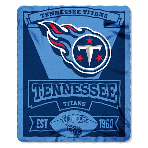 Tennessee Titans NFL Light Weight Fleece Blanket (Marque Series) (50inx60in)