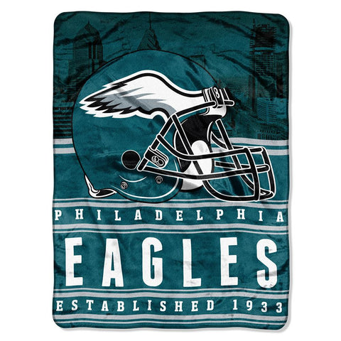 Philadelphia Eagles NFL Silk Touch Throw (Stacked Series) (60inx80in)