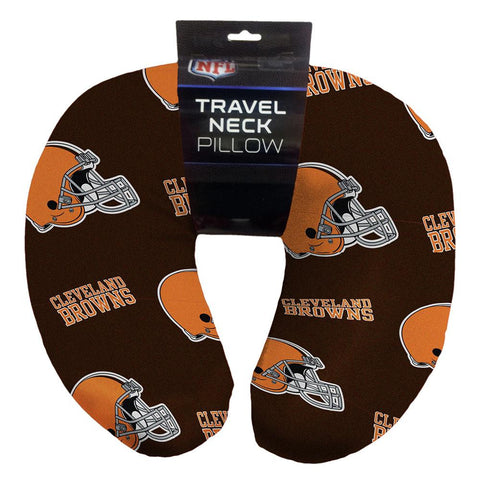 Cleveland Browns NFL Beadded Spandex Neck Pillow (12in x 13in x 5in)