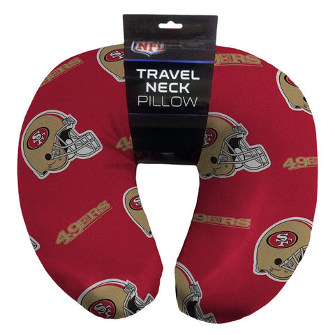 San Francisco 49ers NFL Beadded Spandex Neck Pillow (12in x 13in x 5in)