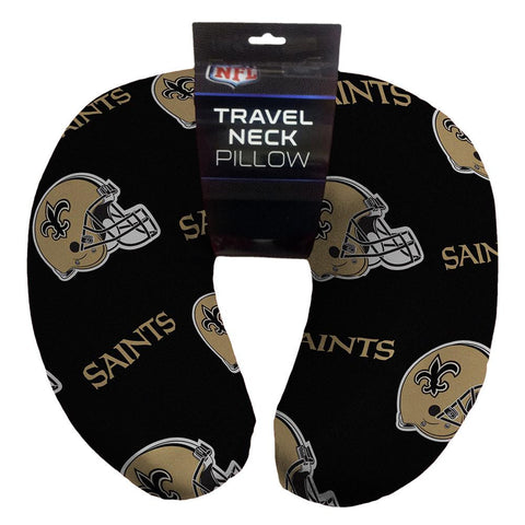 New Orleans Saints NFL Beadded Spandex Neck Pillow (12in x 13in x 5in)