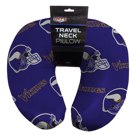 Minnesota Vikings NFL Beadded Spandex Neck Pillow (12in x 13in x 5in)