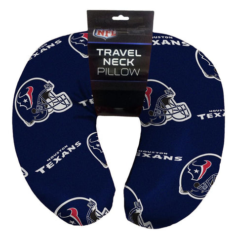 Houston Texans NFL Beadded Spandex Neck Pillow (12in x 13in x 5in)