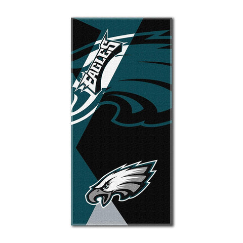 Philadelphia Eagles NFL ?Puzzle? Over-sized Beach Towel (34in x 72in)