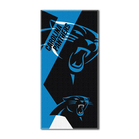 Carolina Panthers NFL ?Puzzle? Over-sized Beach Towel (34in x 72in)