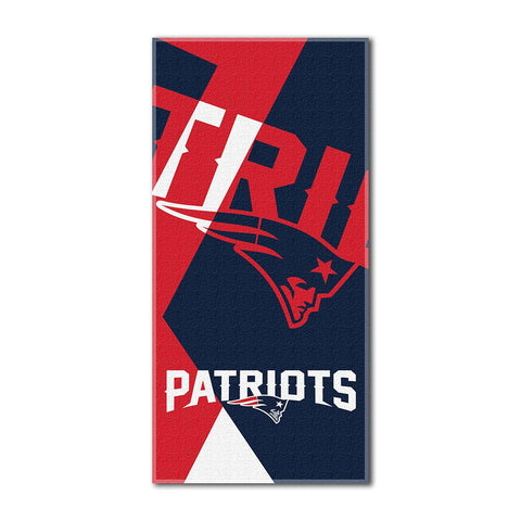 New England Patriots NFL ?Puzzle? Over-sized Beach Towel (34in x 72in)