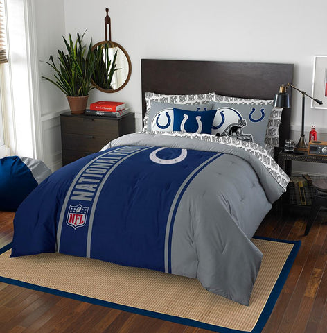 Indianapolis Colts NFL Full Comforter Bed in a Bag (Soft & Cozy) (76in x 86in)