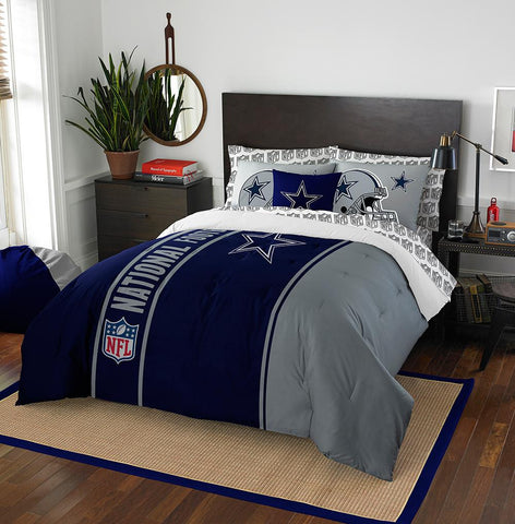 Dallas Cowboys NFL Full Comforter Bed in a Bag (Soft & Cozy) (76in x 86in)
