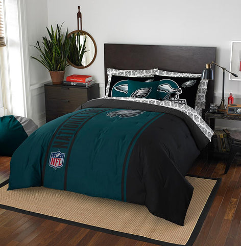 Philadelphia Eagles NFL Full Comforter Bed in a Bag (Soft & Cozy) (76in x 86in)
