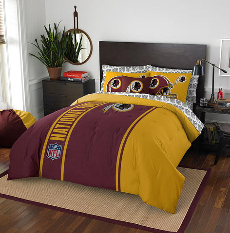 Washington Redskins NFL Full Comforter Bed in a Bag (Soft & Cozy) (76in x 86in)