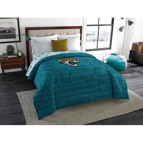 Jacksonville Jaguars NFL  Full Comforter (Anthem) (76 x 86)