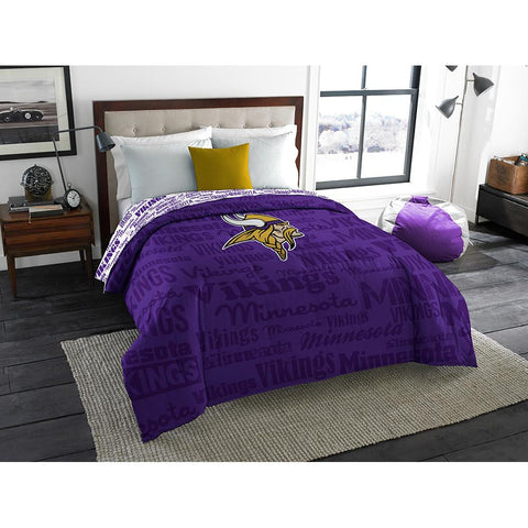 Minnesota Vikings NFL  Full Comforter (Anthem) (76 x 86)
