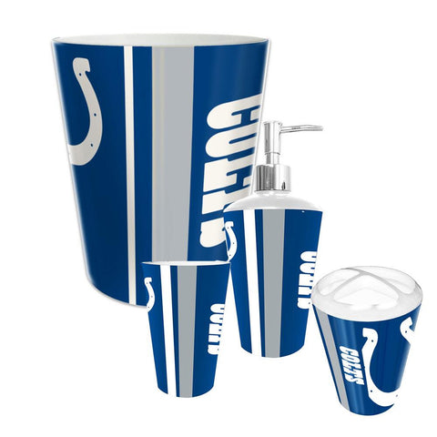 Indianapolis Colts NFL Complete Bathroom Accessories 4pc Set