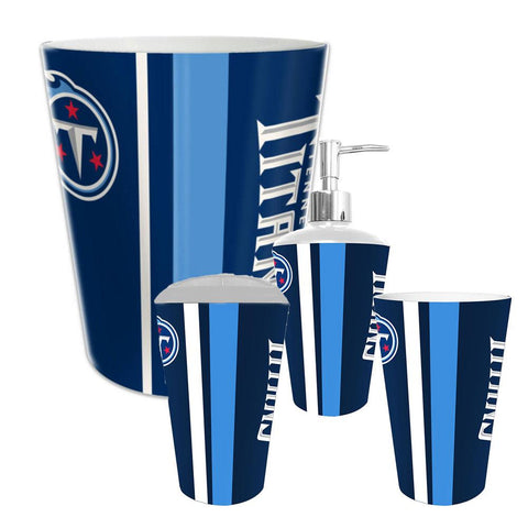 Tennessee Titans NFL Complete Bathroom Accessories 4pc Set