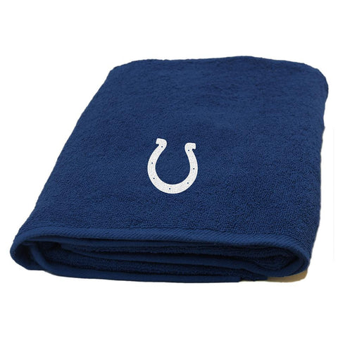 Indianapolis Colts NFL Bath Towel with Embroidered Applique Logo (25x50)