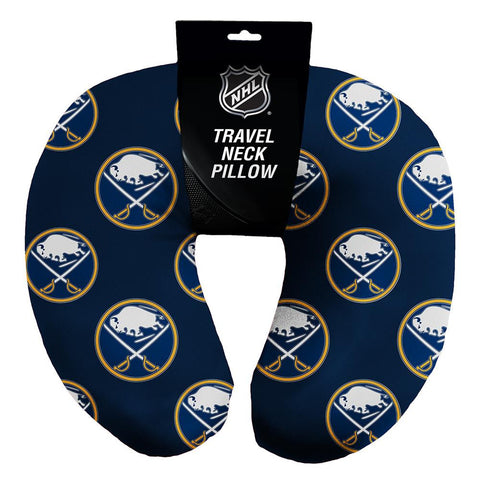 Buffalo Sabres NHL Beadded Spandex Neck Pillow (12in x 13in x 5in)