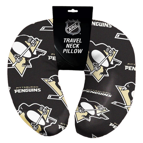 Pittsburgh Penguins NHL Beadded Spandex Neck Pillow (12in x 13in x 5in)