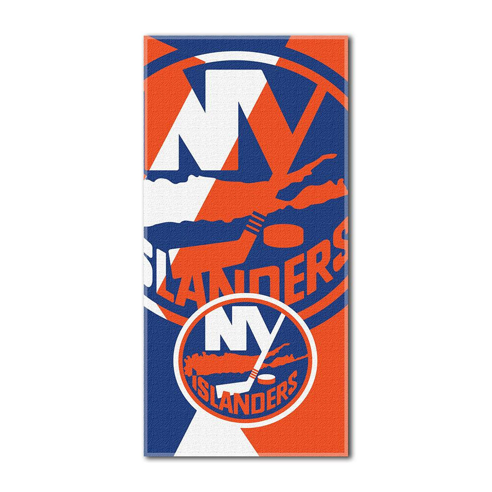 New York Islanders NHL ?Puzzle? Over-sized Beach Towel (34in x 72in)