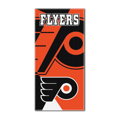Philadelphia Flyers NHL ?Puzzle? Over-sized Beach Towel (34in x 72in)