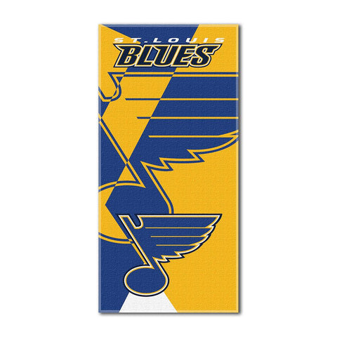 St. Louis Blues NHL ?Puzzle? Over-sized Beach Towel (34in x 72in)