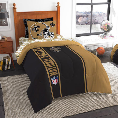 New Orleans Saints NFL Team Bed in a Bag (Twin)