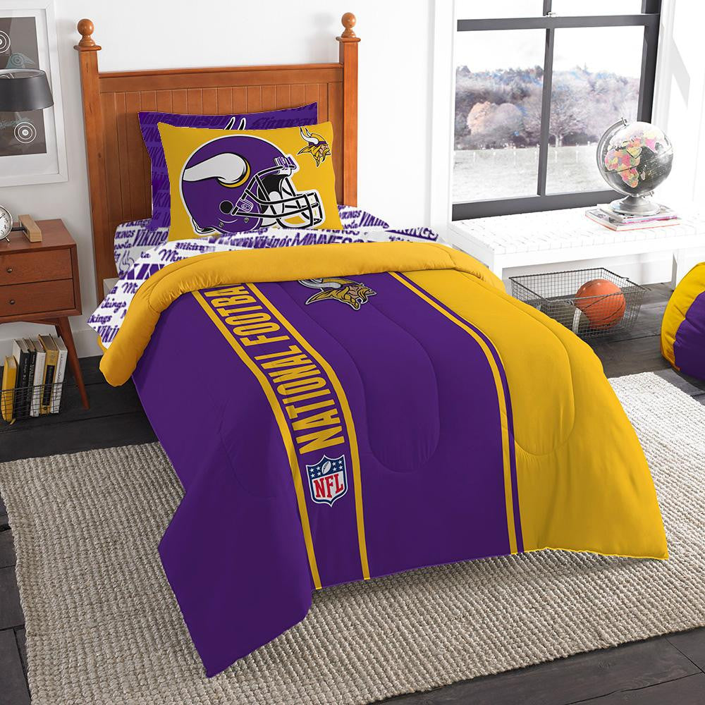 Minnesota Vikings NFL Team Bed in a Bag (Twin)