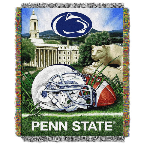 Penn State Lions NCAA Woven Tapestry Throw (Home Field Advantage) (48x60)