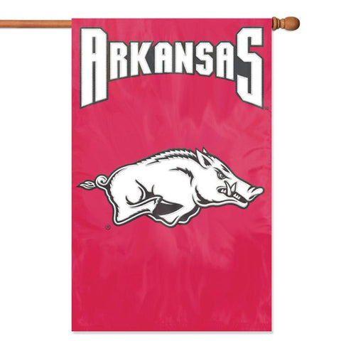 Arkansas Razorbacks NCAA Applique Banner Flag (44x28)