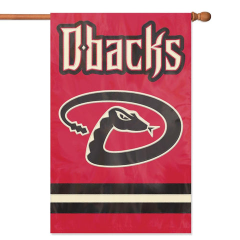 Arizona Diamondbacks MLB Applique Banner Flag (44x28)