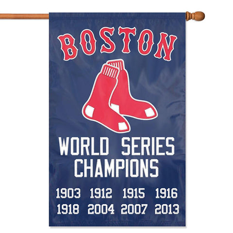 Boston Red Sox MLB Applique Banner Flag (44x28) (Champions)