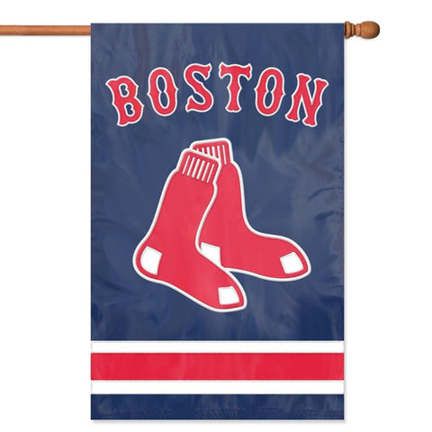 Boston Red Sox MLB Applique Banner Flag (44x28)