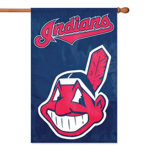 Cleveland Indians MLB Applique Banner Flag (44x28)