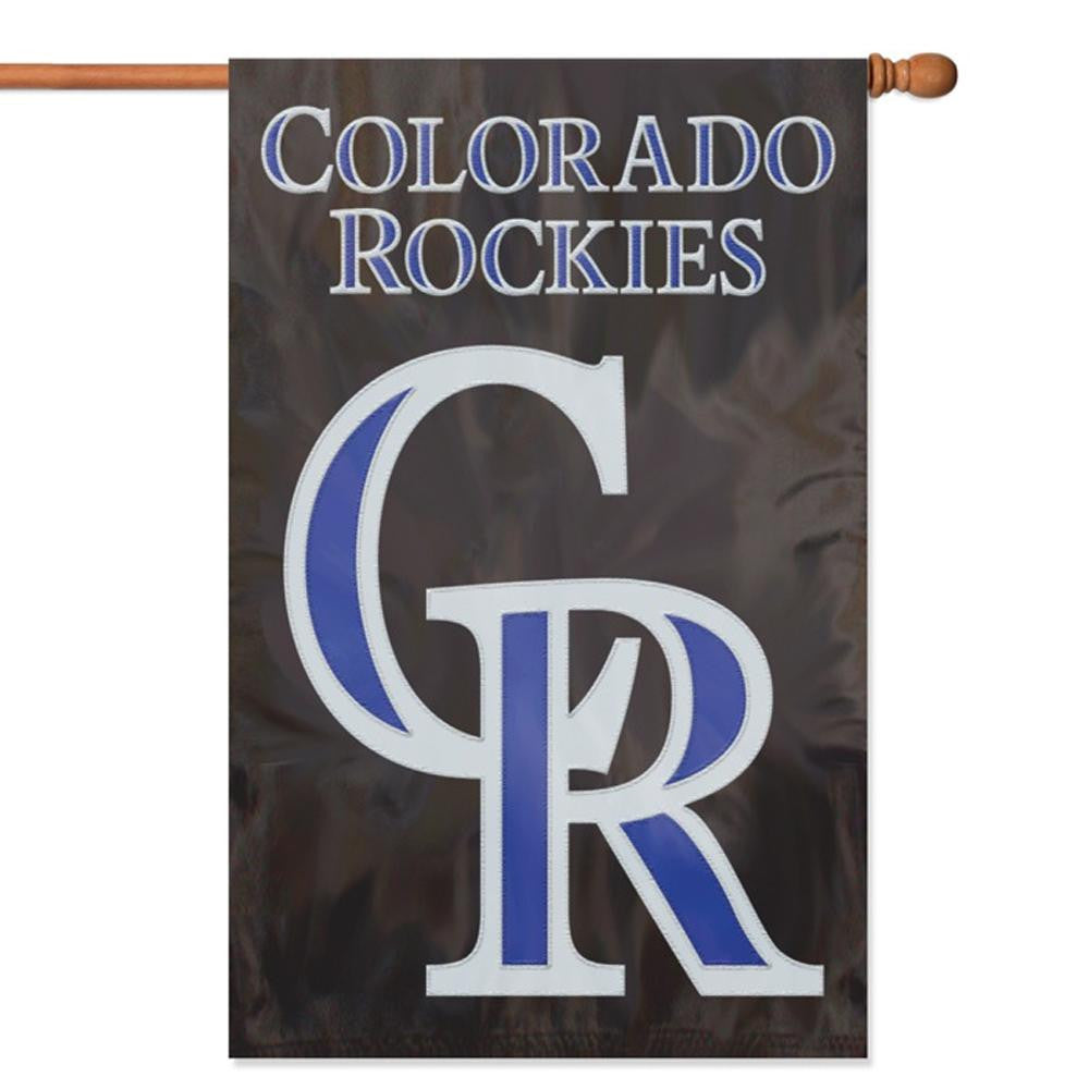 Colorado Rockies MLB Applique Banner Flag (44x28)