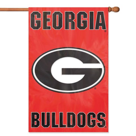 Georgia Bulldogs NCAA Applique Banner Flag (44x28)