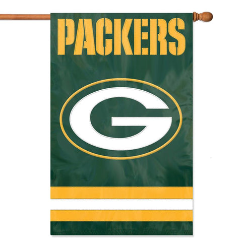 Green Bay Packers NFL Applique Banner Flag (44x28)