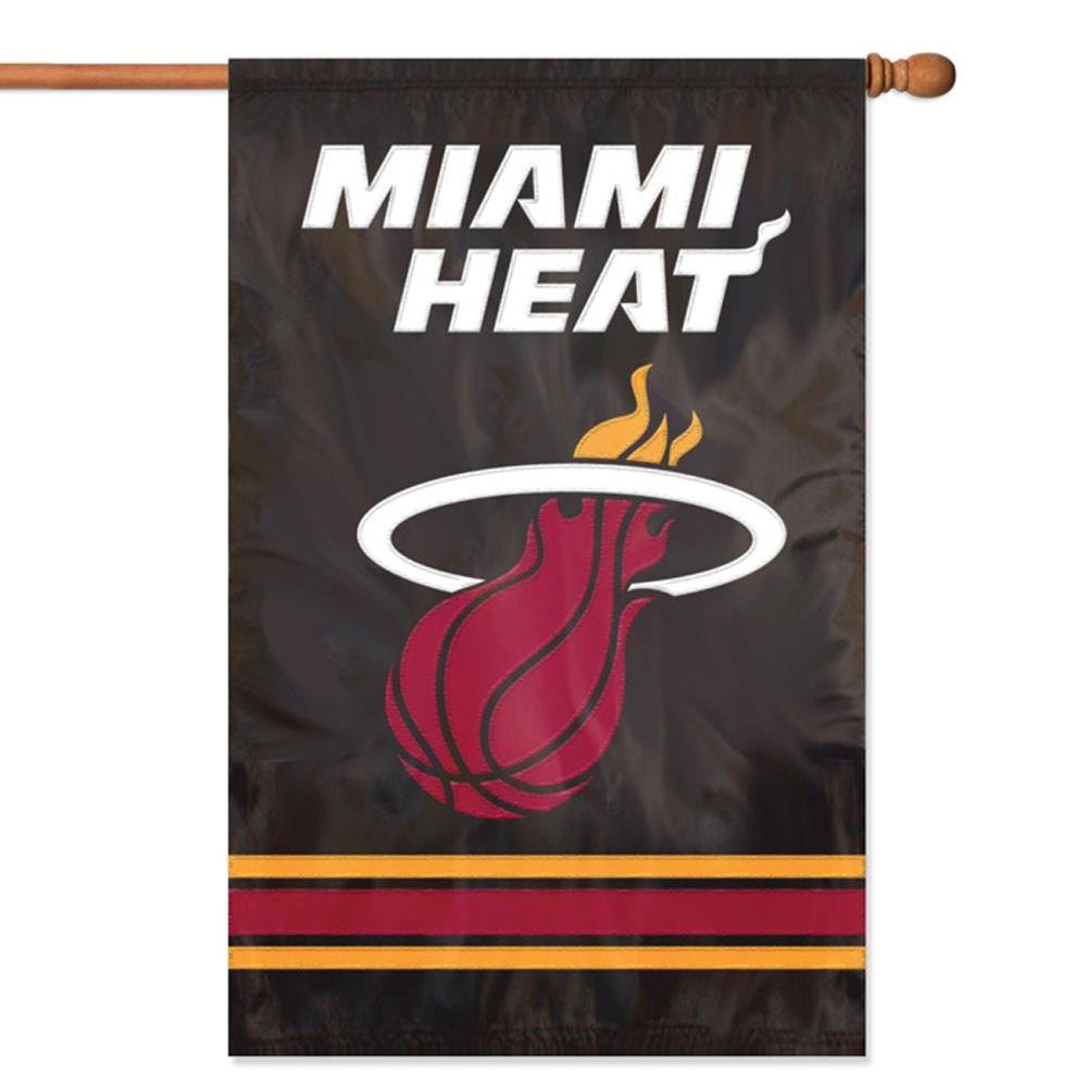 Miami Heat NBA Applique Banner Flag