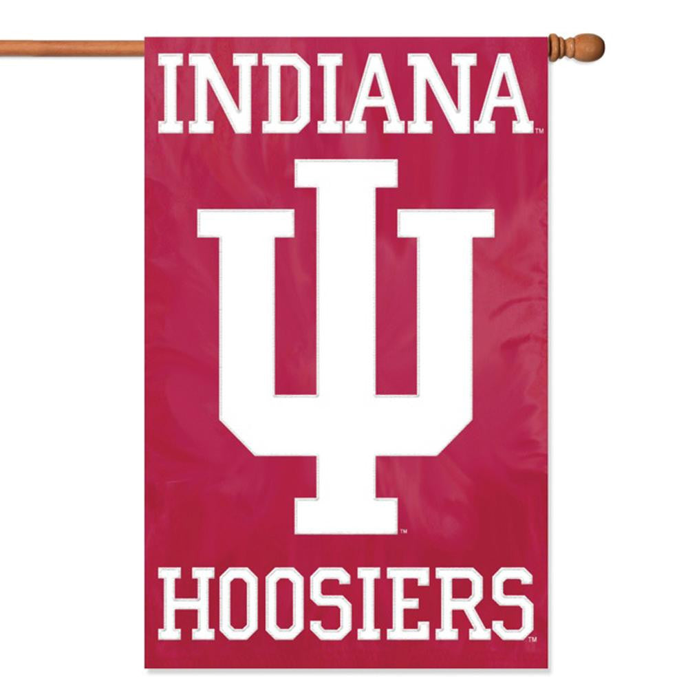 Indiana Hoosiers NCAA Applique Banner Flag (44x28)