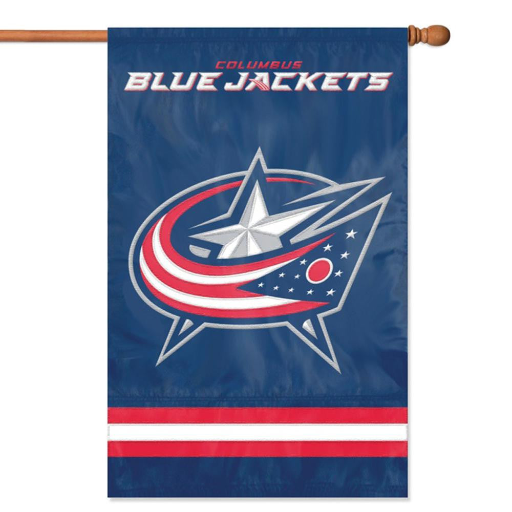 Columbus Blue Jackets NHL Applique Banner Flag