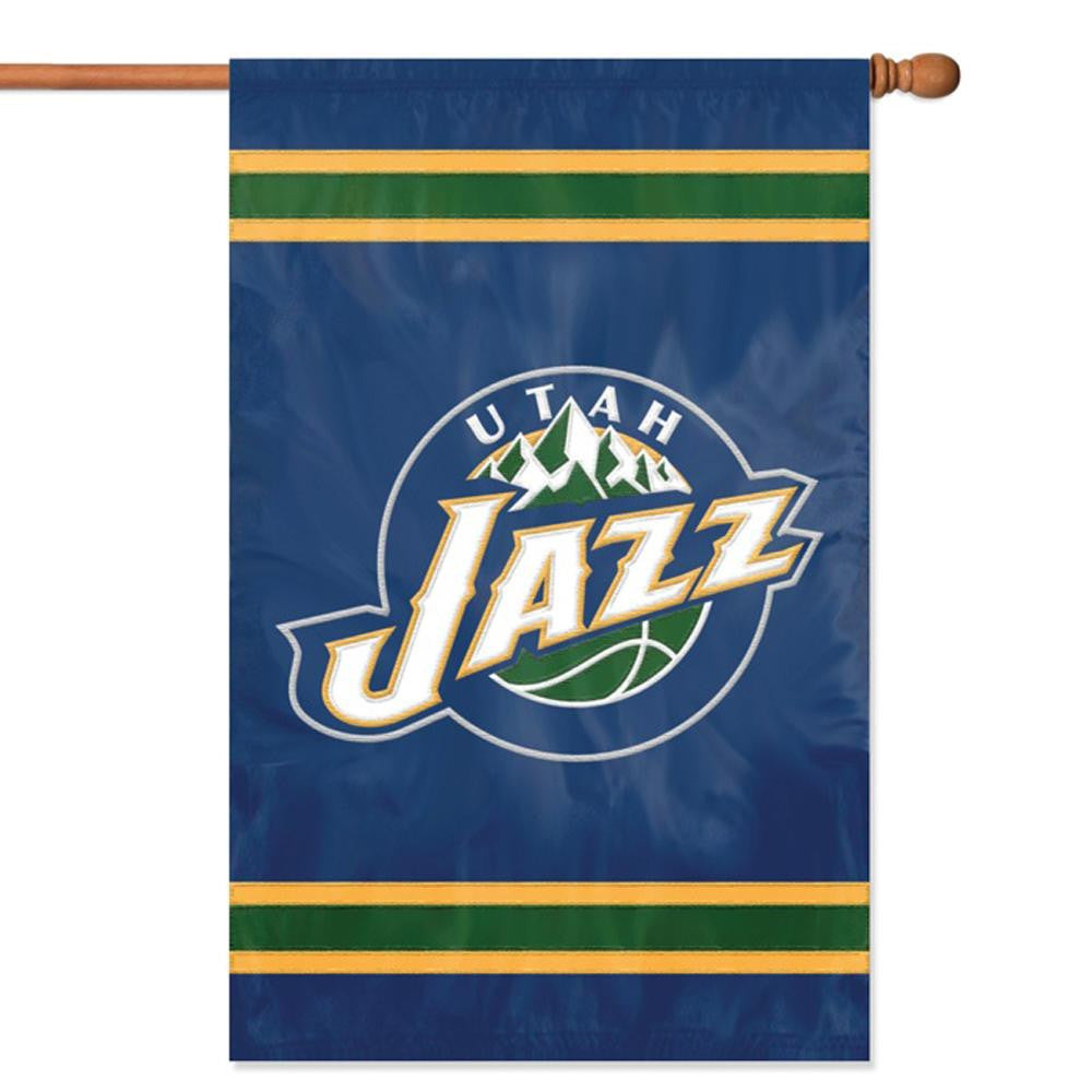 Utah Jazz NBA Applique Banner Flag
