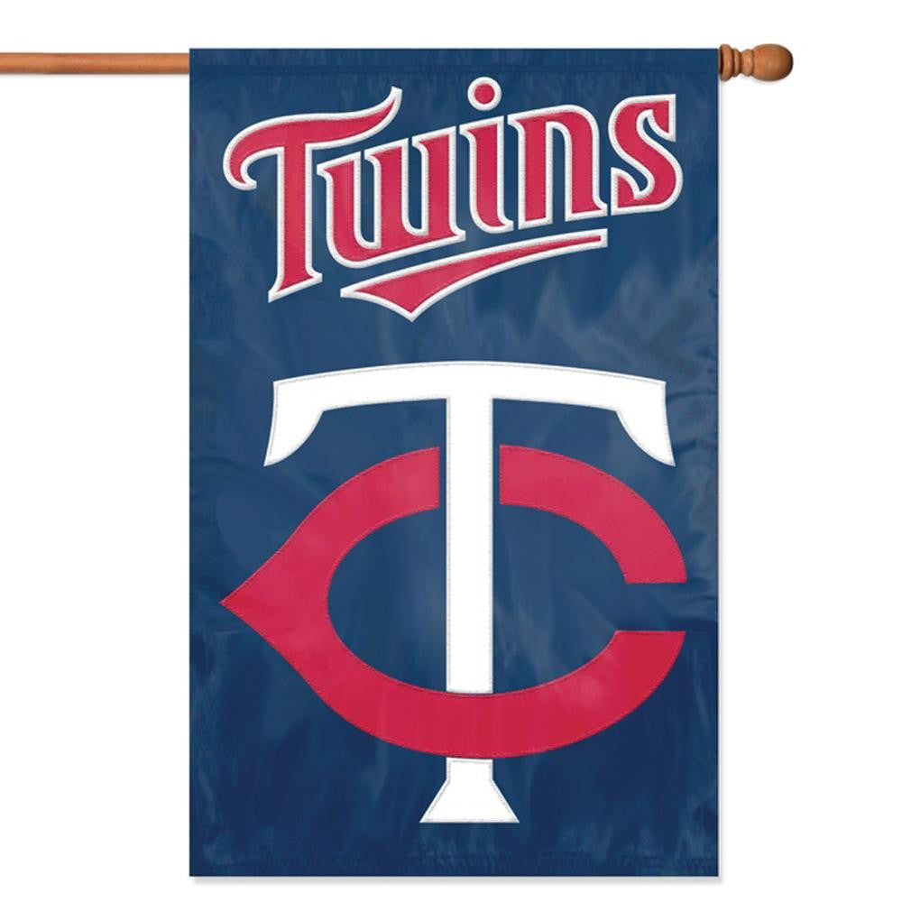Minnesota Twins MLB Applique Banner Flag (44x28)