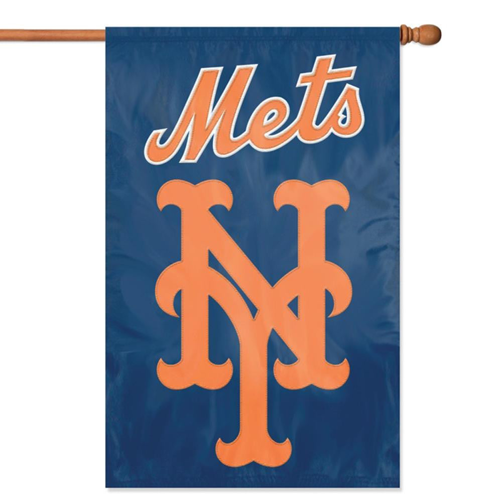 New York Mets MLB Applique Banner Flag (44x28)